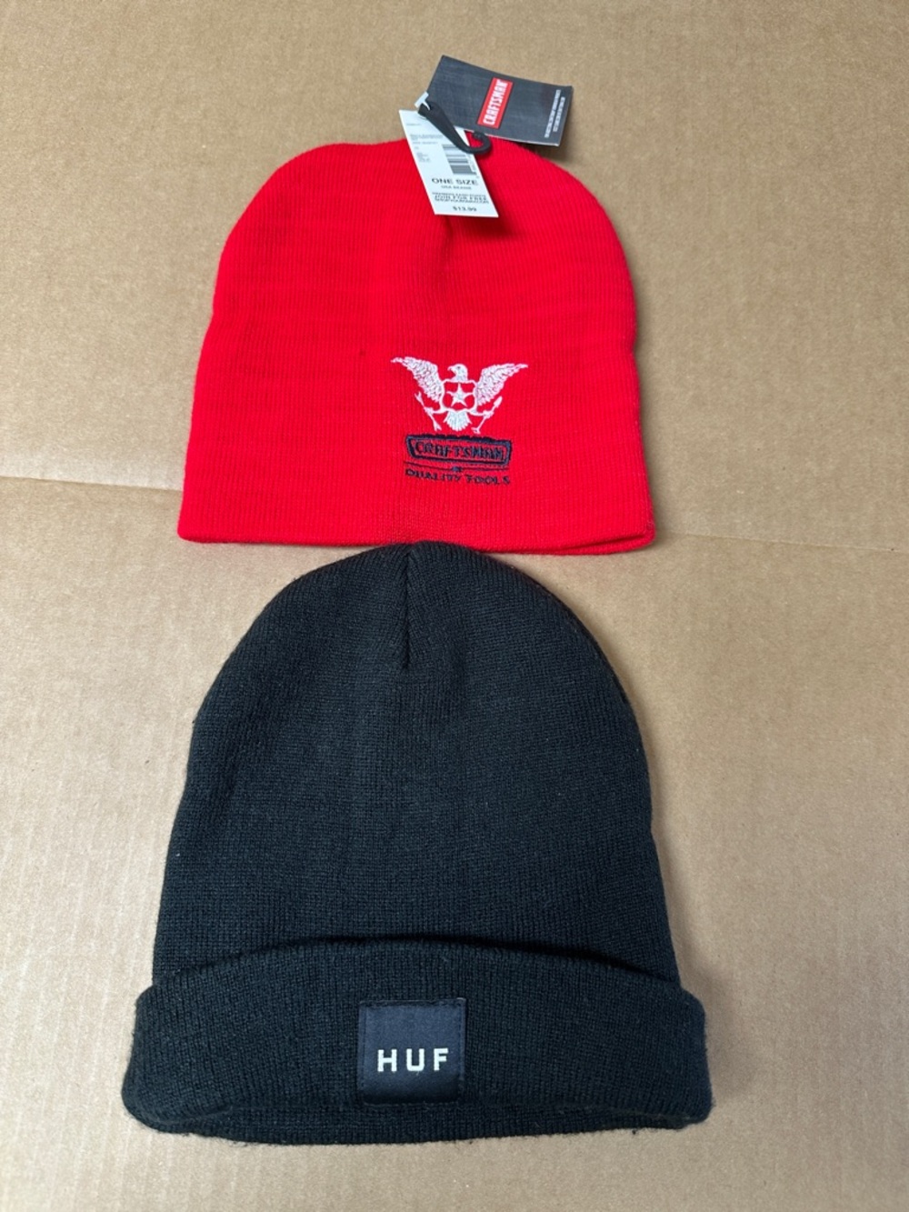 ##113, One size, Knit Beanie Fold Cuff Beanie - 2 Pack
